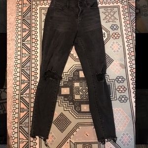Black ripped high waisted pacsun jeans